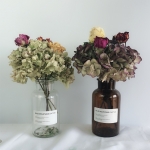 繡球玫瑰花組合花瓶乾燥花裝飾擺設